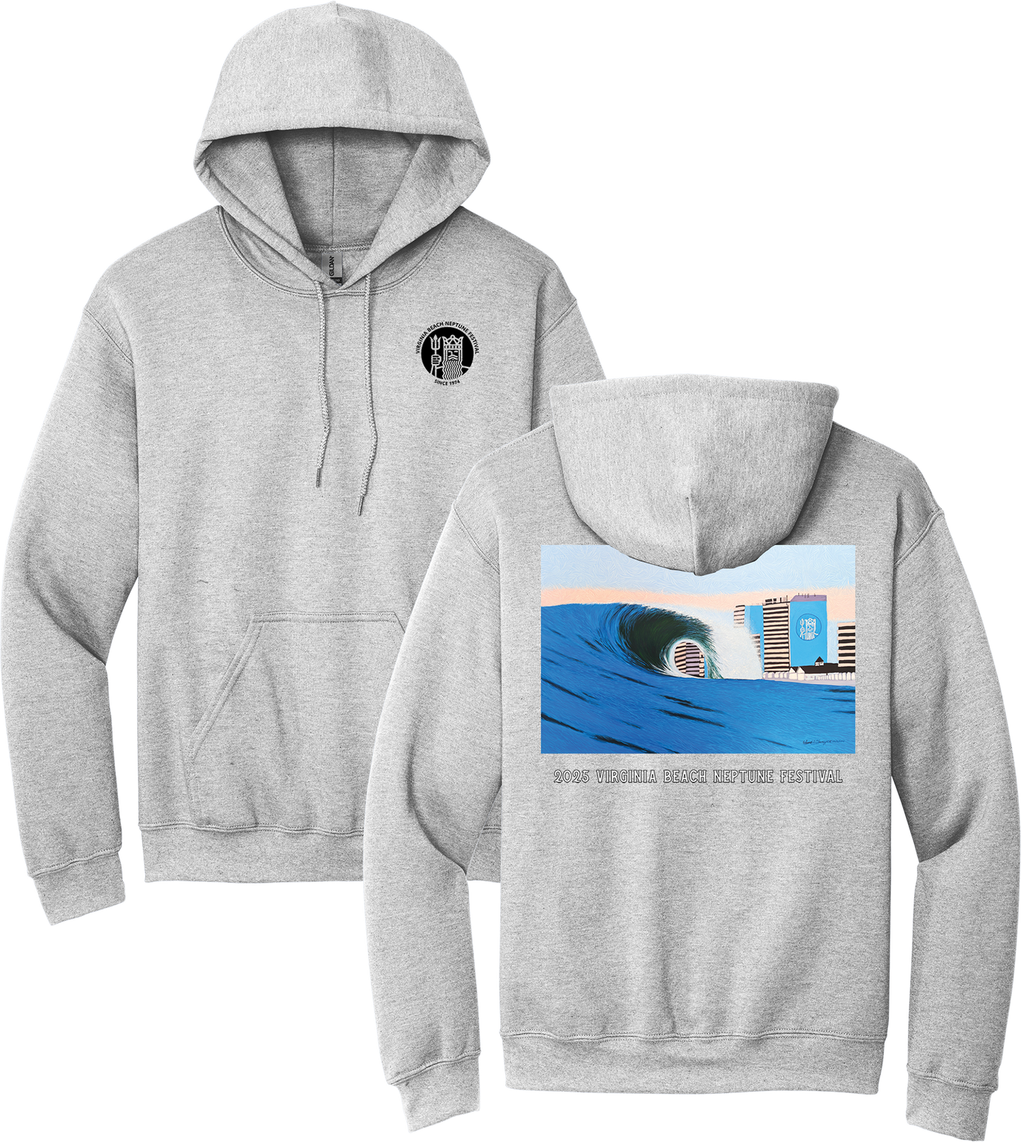 Neptune Poster Hoodie